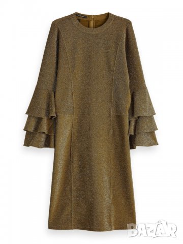 Scotch & Soda Maison Scotch оригинална нова златиста рокля М, снимка 5 - Рокли - 30953467
