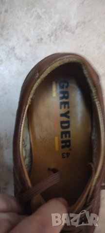 Мъжки кожени Greyder 43 номер, снимка 4 - Ежедневни обувки - 39873330