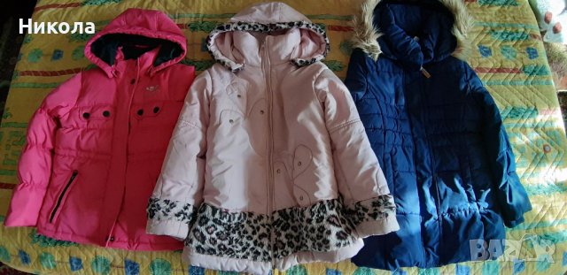 Зимни якета за момиченца до 7г., снимка 1 - Детски якета и елеци - 39312665