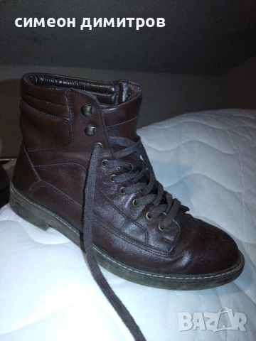 мъжки боти естествена кожа size 45, снимка 2 - Мъжки боти - 52443048