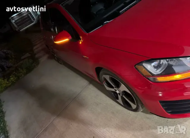 Динамични Бягащи Мигачи за VW Golf 7 GTI Golf 7 R Golf 7,5 Golf Sportsvan Touran L II, снимка 13 - Аксесоари и консумативи - 41670787
