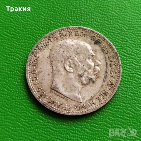 1 крона 1915 г. сребро, снимка 2 - Нумизматика и бонистика - 53286092