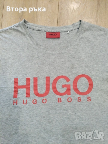 Hugo boss тениска мъжка оригинален , снимка 3 - Спортни дрехи, екипи - 54252476
