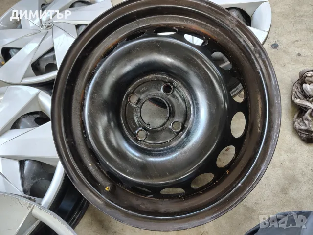 4бр.Железни джанти 15ки за TOYOTA 4x100 4.5j et35 , снимка 3 - Гуми и джанти - 55774979