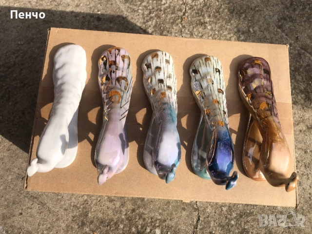 СОЦ порцеланови фигурки ПАУН - MADE IN BULGARIA 1, снимка 8 - Антикварни и старинни предмети - 36246337