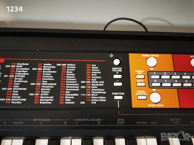 синтезатор клавир YAMAHA PSR-F51 пиано с 5 октави, снимка 6 - Синтезатори - 51061420