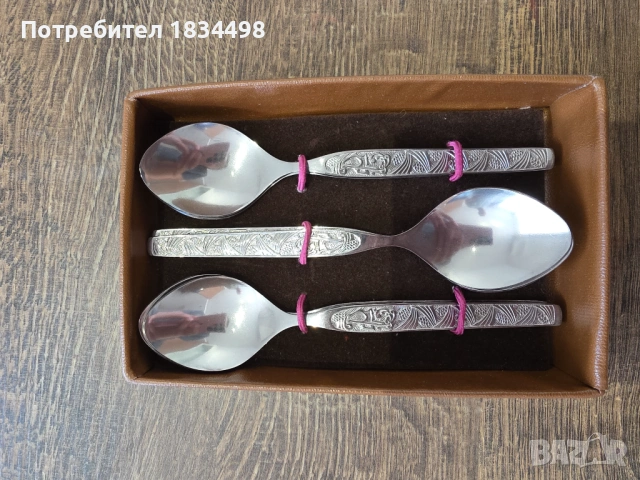 Лъжички за чай, 6 бр., снимка 2 - Прибори за хранене, готвене и сервиране - 54356754