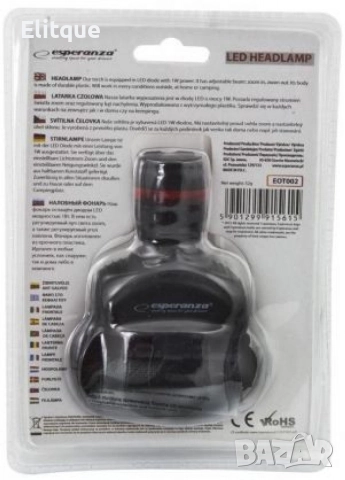 Челник, 1W, LED, Zoom, 60 лумена, 150000 часа, черен, снимка 8 - Други - 52843028