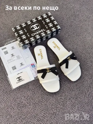 Chanel Дамски Равни Чехли Шанел - Различни Цветове Код SEM-420