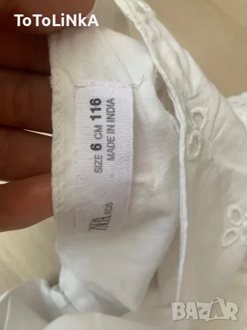 Zara рокля за 6г, снимка 2 - Детски рокли и поли - 55851400