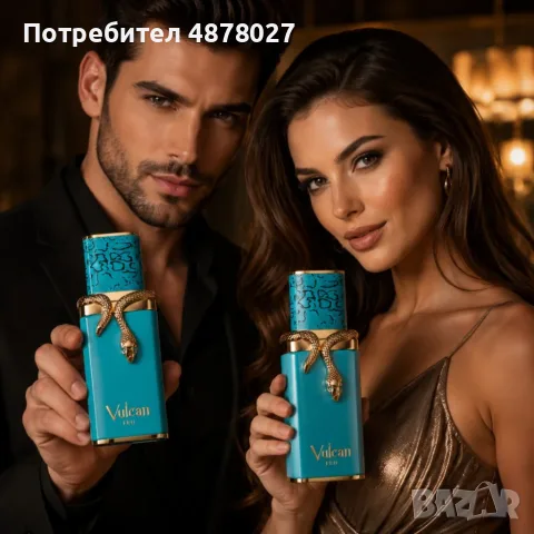 Vulcan Feu Eau de Parfum 100 мл – Дръзки цитрусово-плодов аромат с манго, джинджифил и дървесни нотк, снимка 5 - Мъжки парфюми - 56082217