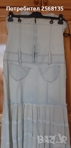 Шикозна Рокля на E Phos НОВА! Уникален Дизайн с декорации Дантела и Кожа!, снимка 6 - Рокли - 40853939