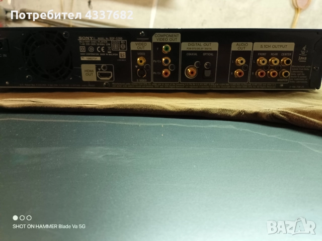 Sony DVD Blu Ray BDP-S300, снимка 4 - Плейъри, домашно кино, прожектори - 52727362