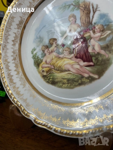 Schumann 1918-1929 Рядко срещана столетница Ръчно рисувана и напълно здрава🥰 , снимка 4 - Пана - 53050673