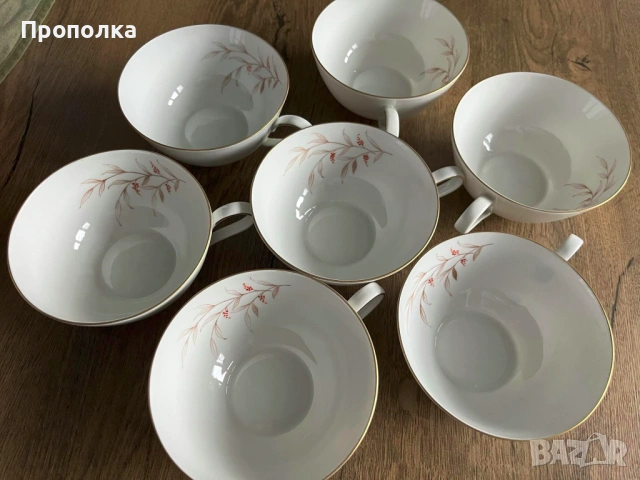 Чаши- много нежни, лекички, фини, изискани, немски 180мл 6+1