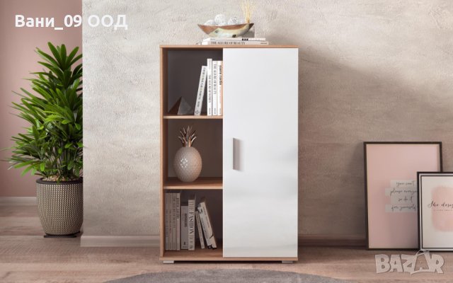 Шкаф с 3 открити и 3 закрити рафта, снимка 2 - Скринове - 40420743