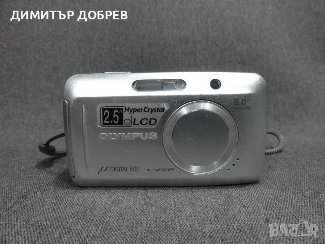ЦИФРОВ ФОТОАПАРАТ OLYMPUS MJU DIGITAL 500 5.0MP CCD DIGITAL CAMERA Y2K DIGICAM, снимка 2 - Фотоапарати - 55726074