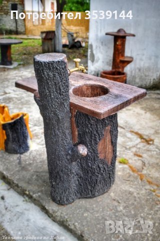 Градински чешми от щампован бетон имитиращи дърво, снимка 6 - Други - 38617855