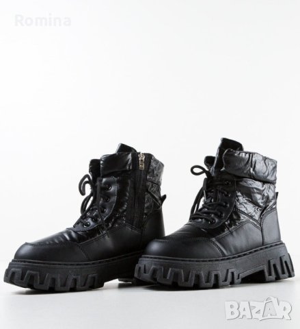 Супер модни зимни боти с подплата, снимка 4 - Дамски боти - 40536433