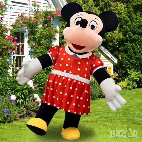 Гигантски надуваем Костюм на Мики Маус 1,9м за парти, снимка 7 - Други - 51546165