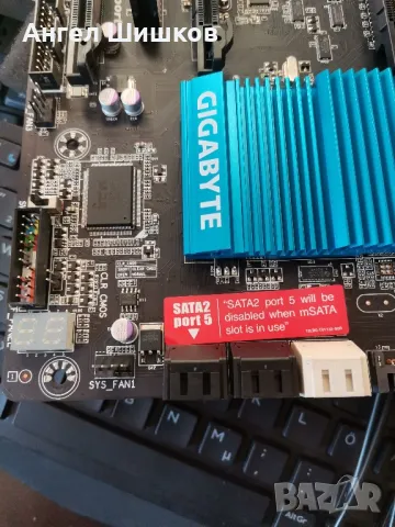 Дънна платка Z77 Gigabyte GA-Z77X-UD3H rev.1.0 Socket 1155, снимка 6 - Дънни платки - 46642503