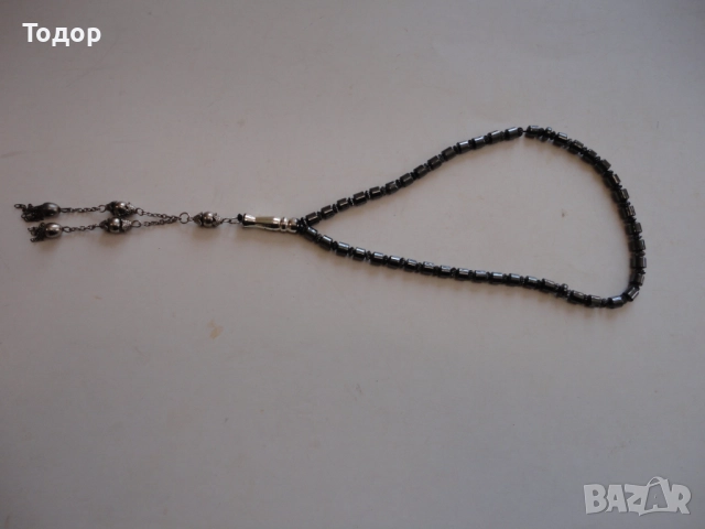 Страхотна броеница от хематит 11, снимка 6 - Колекции - 52661336