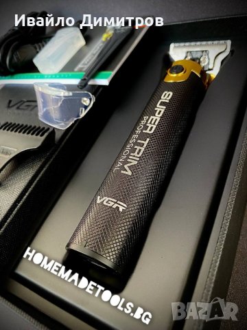 Професионален тример VGR V-082 de LUX за стайлинг с USB зареждане и 4 различни приставки, снимка 4 - Машинки за подстригване - 39418869
