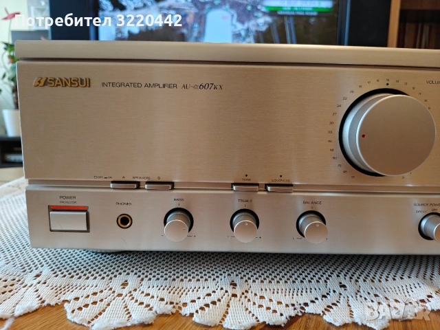 Усилвател SANSUI AU - α 607 KX, снимка 6 - Ресийвъри, усилватели, смесителни пултове - 54080383