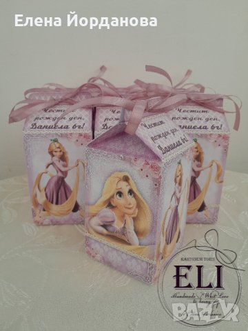 Подаръчни кутийки с Рапунцел, снимка 2 - Декорация - 44403112