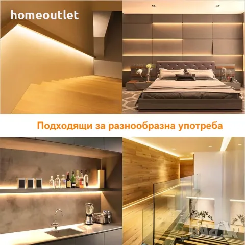 LED лента - димируема - 5 м - 3000K ONFORU 5M LED STRIP LIGHTS ON-DT31-WW-EU-NF/X00113B81N 3000K +D, снимка 5 - Лед осветление - 47341604