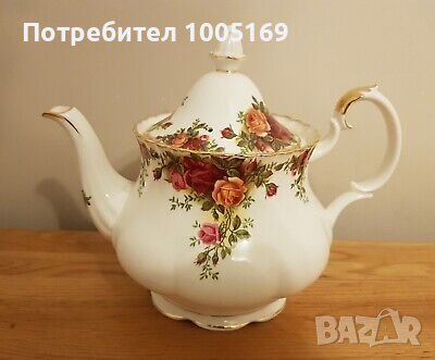Royal albert Old country roses голям чайник