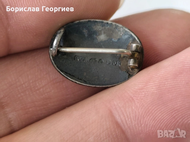 Сребърна шведска значка 1912 г, снимка 4 - Колекции - 53947892