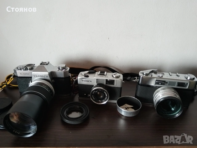 YASHICA 35-ME, YASHICA TL SUPER, YASHICA Minister III Japan 