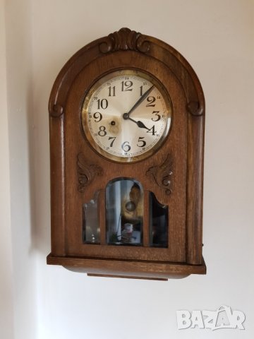 Стар немски стенен часовник, снимка 4 - Стенни часовници - 30694824