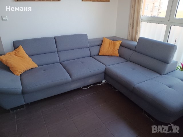 Ъглов диван във отлично състояние , снимка 3 - Дивани и мека мебел - 44411367