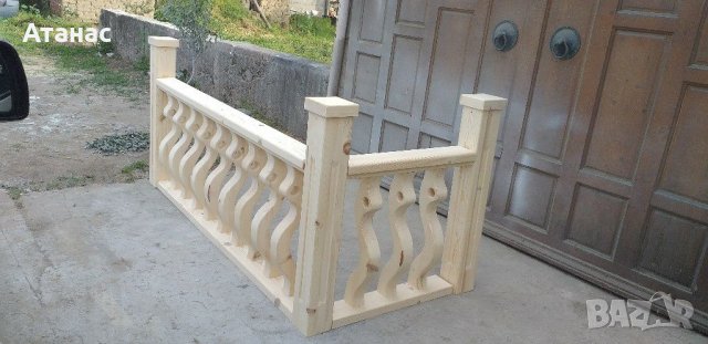 Дървен парапет, снимка 8 - Декорация за дома - 31868218