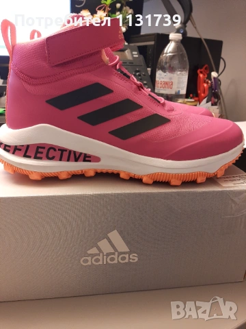 Дамски розов АДИДАС- 40 номер, снимка 6 - Маратонки - 54065889