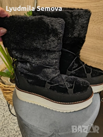 Дамски топли боти , снимка 4 - Дамски боти - 52791693