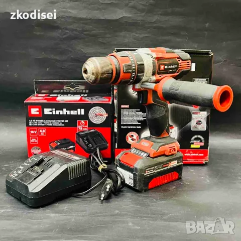 Акумулаторен винтоверт EINHELL TE-CD 18 Li-i, снимка 1