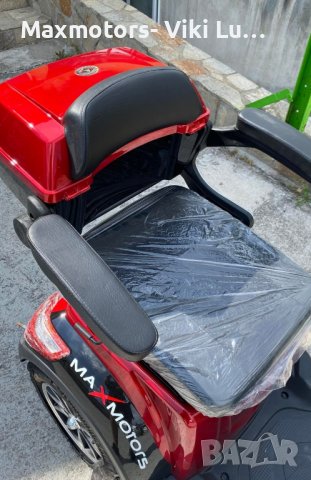 НОВ МОДЕЛ 2024 Електрическа Триколка FM1-LUX 1500W - RED/BLACK, снимка 5 - Инвалидни скутери - 38255660