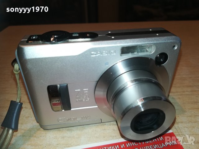 casio ex-z120 7.2mp exilim-фотоапарат 1902211639, снимка 5 - Фотоапарати - 31878255