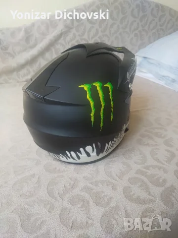 Продавам каска Monster, снимка 4 - Спортна екипировка - 55952526