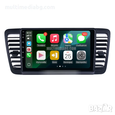 Subaru Legacy Outback 2003-2009 Мултимедия Навигация Android