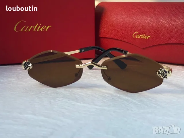 Cartier 2024 дамски слънчеви очила ромб 3 цвята, снимка 11 - Слънчеви и диоптрични очила - 47931090