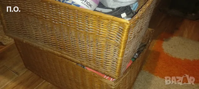  5бр ратанови сандъци,80см/60см/30см , снимка 5 - Градински мебели, декорация  - 48161600