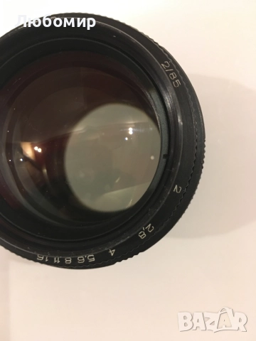Jupiter 9 - 2/85 - Руски портретен обектив, оптика, снимка 3 - Обективи и филтри - 52580536