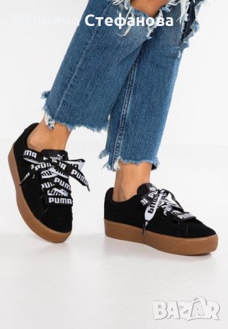 Оригинални Puma Shoes Puma Vikky Platform Ribbon Mu , снимка 1