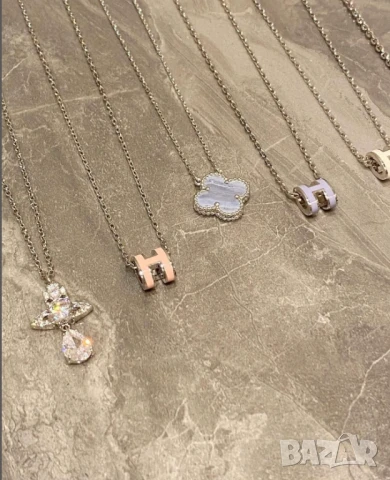 колие от висококачествена медицинска стомана hermes, снимка 3 - Колиета, медальони, синджири - 50741944