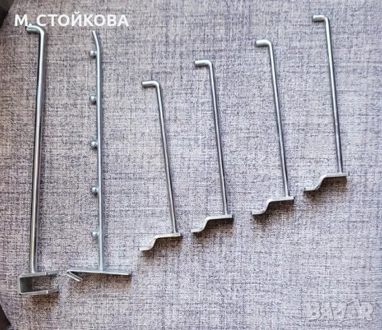 Рафт ПДЧ 120 см. за рондо с държачи, снимка 6 - Стелажи и щандове - 41418453