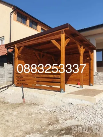 Дървени веранди,навеси, беседки,, снимка 11 - Ремонти на къщи - 49938597
